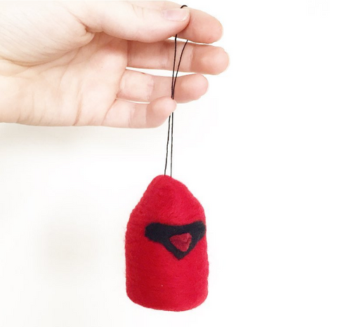 Needle Felted Cardinal